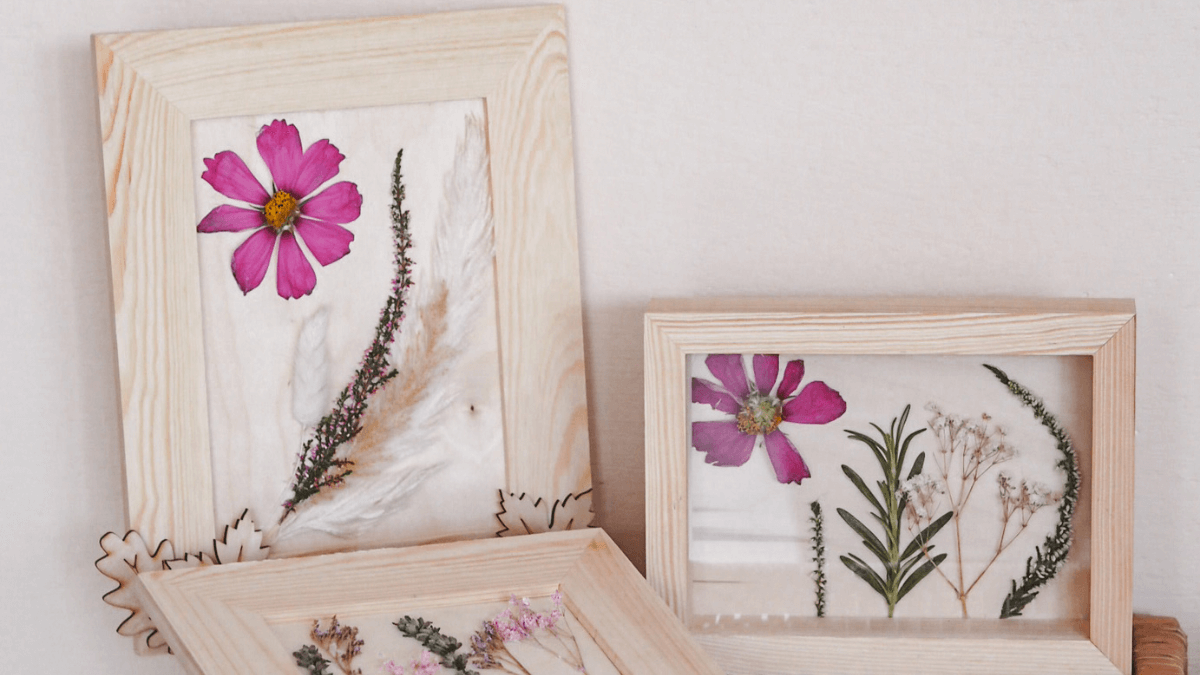 5 jednoduchých krokov na výrobu drevenej dekorácie z fotorámika