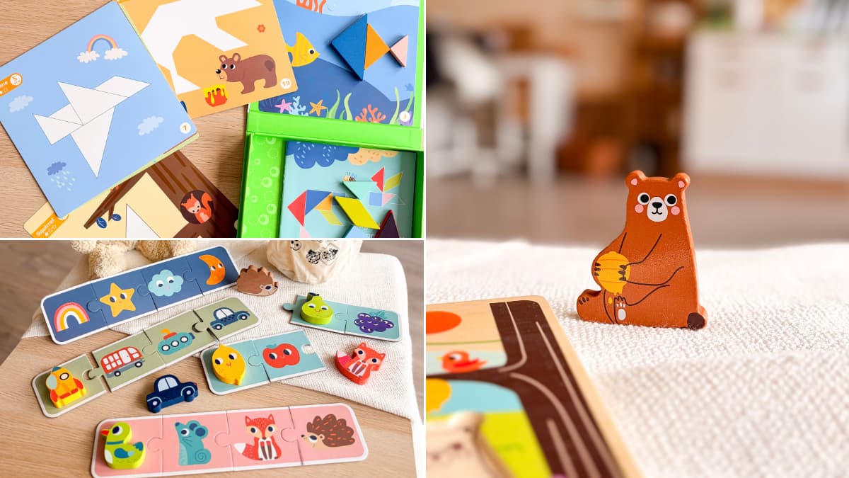 Drevené puzzle pre deti: Ako vybrať správnu skladačku podľa veku a čo tým dieťa získa