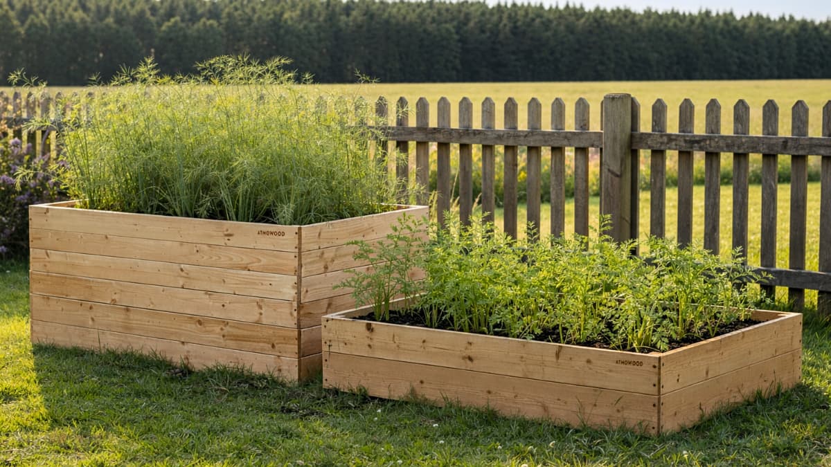 Veľké porovnanie drevených vyvýšených záhonov: Vyberte si ten pravý