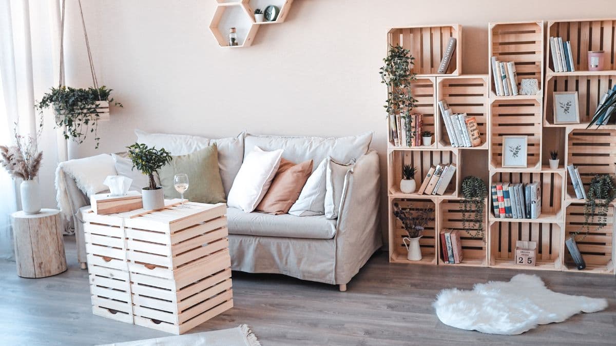 DIY: Vytvorte si originálny nábytok z debničiek ľahko a rýchlo