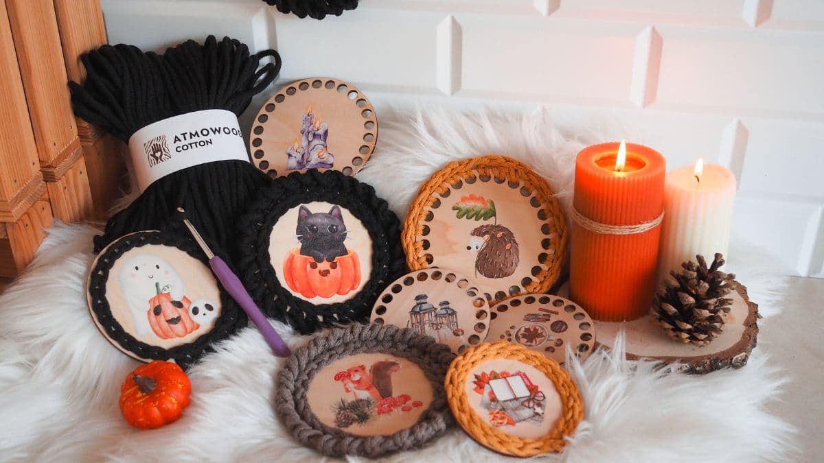 DIY návod: Háčkujeme jesenné dekorácie