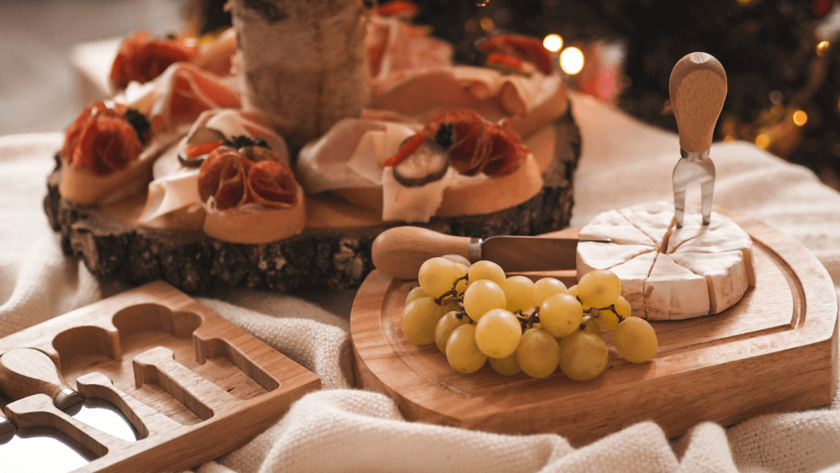 Silvestrovské servírovanie s vôňou dreva