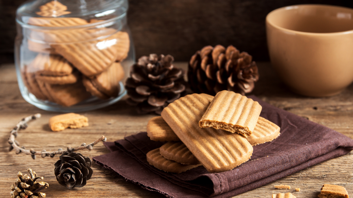 Korenené a božsky voňavé jesenné sušienky so vzorom