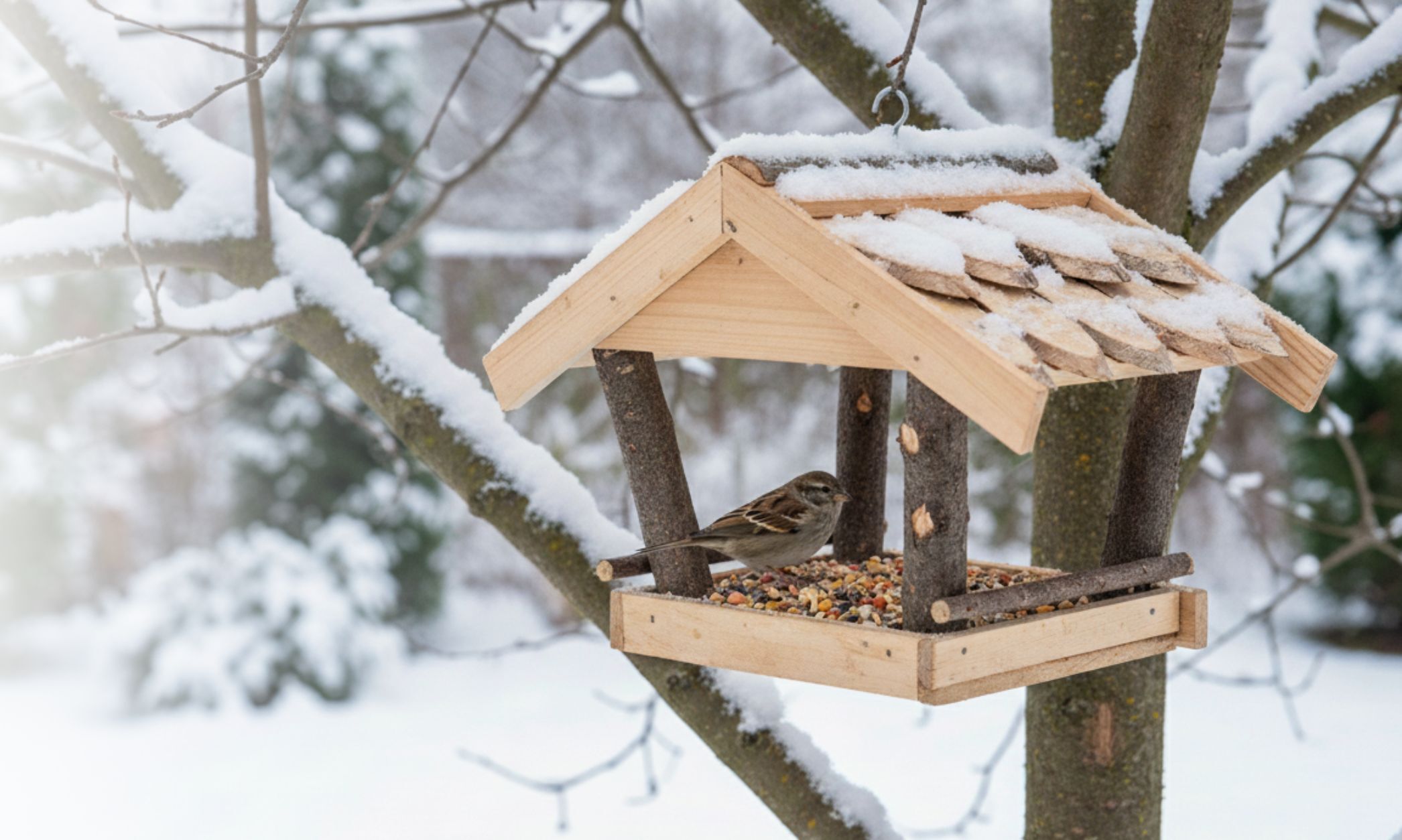 Vtáčie búdky <br>a kŕmidlá