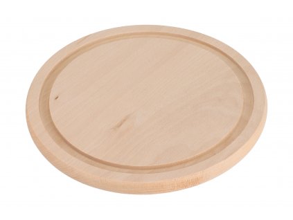 Doska guľatá 22 cm s kanálikom