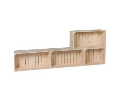 294 drevene bedynky obyvaci stena 160 x 60 x 24 cm