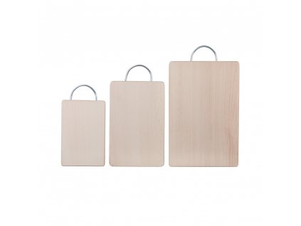 Súprava drevených dosiek s uchom 3ks