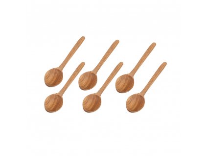 Drevené lyžice 16 cm - 6 ks v balení