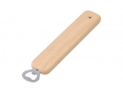 Drevený masívny otvárač na fľaše