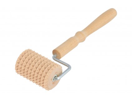 Drevený masážny ručný valček