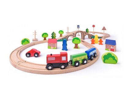 Vláčik s dráhou Osmička 40 dielov