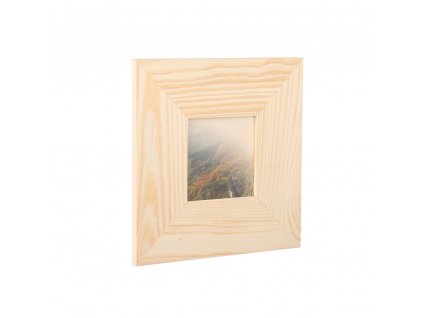 Drevený fotorámik na stenu 23 x 23 cm