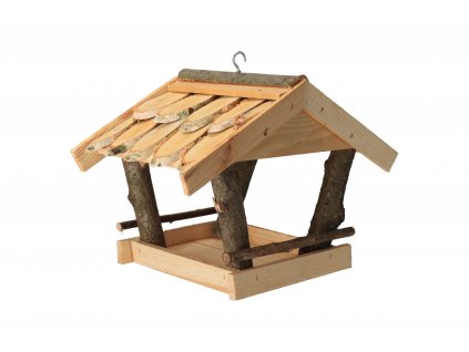 Drevené kŕmidlo pre vtáky