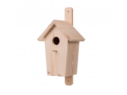 Drevená vtáčia búdka borovica