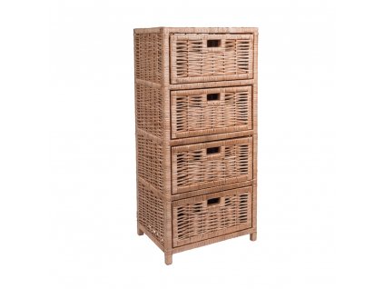 Prútená komoda prírodná I