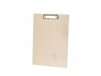 1668 1 drevena psaci podlozka s klipem a4