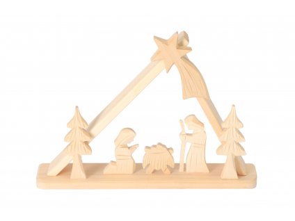 Drevený betlehem II malý