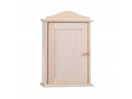 Drevená skrinka na kľúče