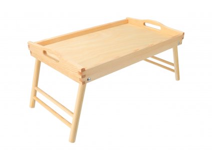 Drevený servírovací stolík do postele 50x30 cm