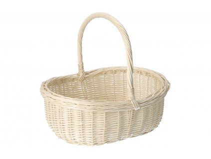 Prútený kôš biely