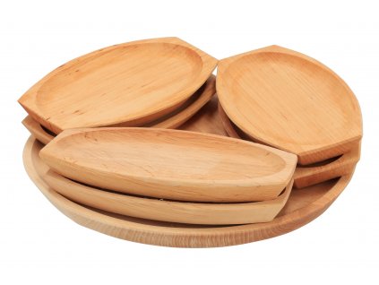 Súprava okrúhlych servírovacích misiek 7ks