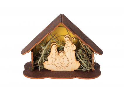 Drevený betlehem IX