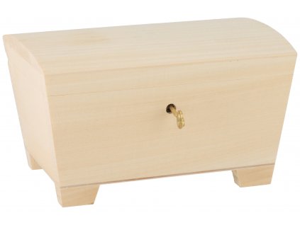 Drevená truhlica VI na kľúč