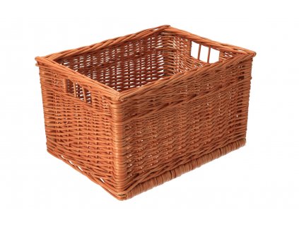 Prútená zásuvka prírodná 40x30x23 cm