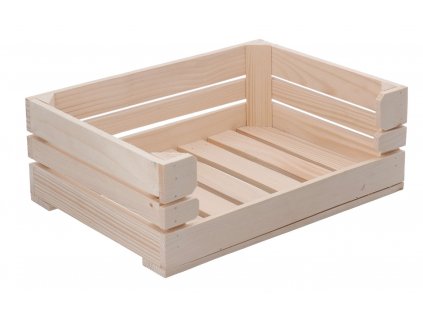 Drevená debnička otvorená 42 x 30 x 15 cm