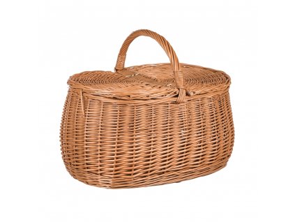 Prútený piknikový kôš - oválny