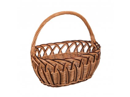 Prútený darčekový kôš ozdobný