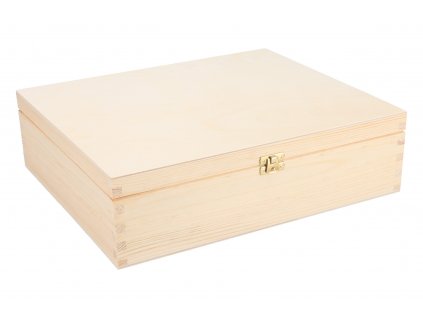 Drevená krabička na 3 vína XII