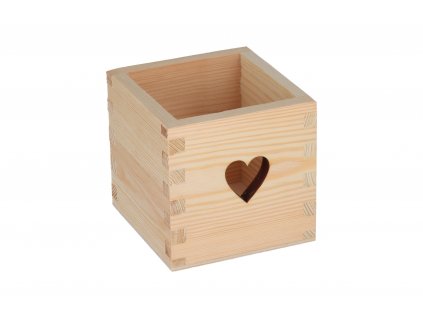 Drevený stojan so srdiečkom II