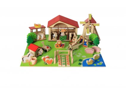 Veľká drevená farma