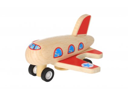 Drevené naťahovacie lietadlo