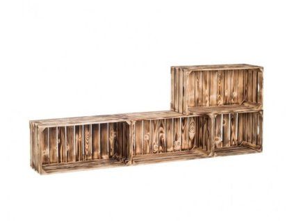 3666 drevene opalene bedynky obyvaci stena 160 x 60 x 24 cm