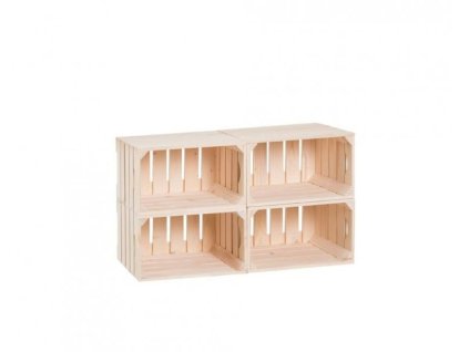 Drevené debničky topánkovník 44 x 80 x 30 cm