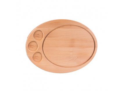 Drevená servírovacia doska na steaky