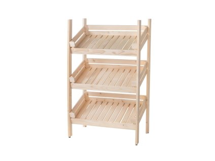 Regál drevený r3oz 120 x 74 x 46 cm