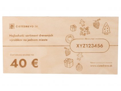 DÁRKOVÉ POUKAZY VÁNOČNÍ 10