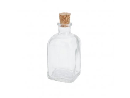 Sklenená fľaša s korkom 100 ml