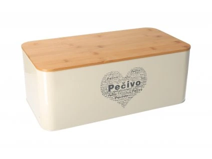 5457 2 plechova chlebovka s vikem srdce