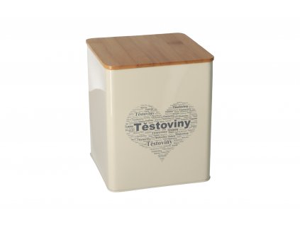 Plechová dóza s viečkom - cestoviny