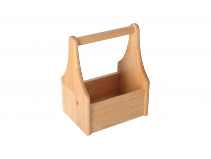 Drevený stojan na koreničky a dochucovadlá