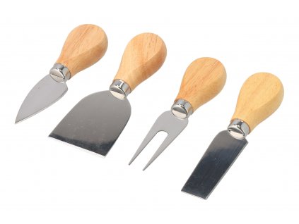 Sada 4 nožov na syry