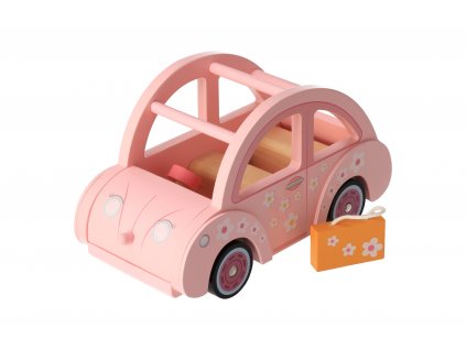 Drevené auto Chrobák