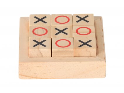 Drevené piškvorky v kockách