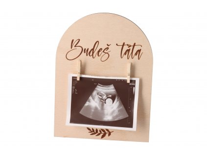 Fotorámik na ultrazvuk s textom na mieru
