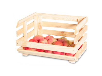 Drevená debnička na ovocie a zeleninu