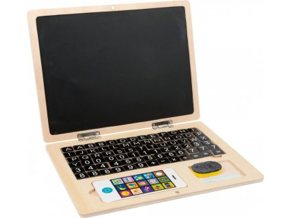 Drevený magnetický notebook